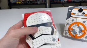 LEGO Star Wars Summer 2020 Brick Sketches BB-8 & First Order Stormtrooper Review!