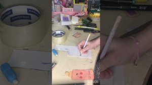 Бумажная косметика Tutorial на Сыворотку и скраб