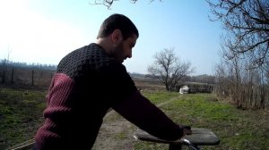 Тест простого деревянного лука