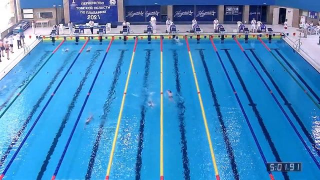 Первенство Томской области по плаванию 2021 • 5 марта Томск • ЦВВС «Звёздный» смотреть онлайн