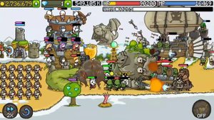 Защита Замка часть #3 Прошёл 10000 волн / ИГРАЮ БЕЗ ДОНАТА / Grow Castle part #3 WAVE 10000.