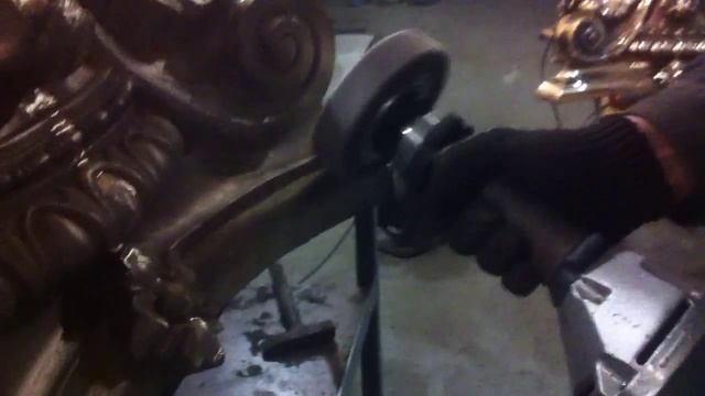 Шлифовка бронзовой капители 3 смотреть онлайн