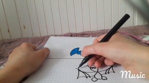 Как нарисовать красивые рисунки из цифр 8 и 1.
