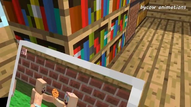 Minecraft История Любовь Диллерон и Миникотик Minecraft Мультики смотреть онлайн