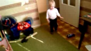 двухлетний сын - футболист