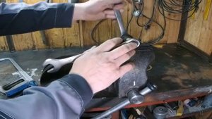 замена втулки пальца ИЖ планета