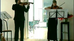 Handel-Halvorsen Passacaglia for violin and viola - Managadze/Sofina (Гендель-Хальворсен.Пассакалия