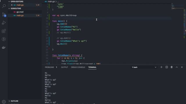 Golang Tutorial #20 - Goroutine Syncronization & Defer [Bahasa Indonesia] смотреть онлайн