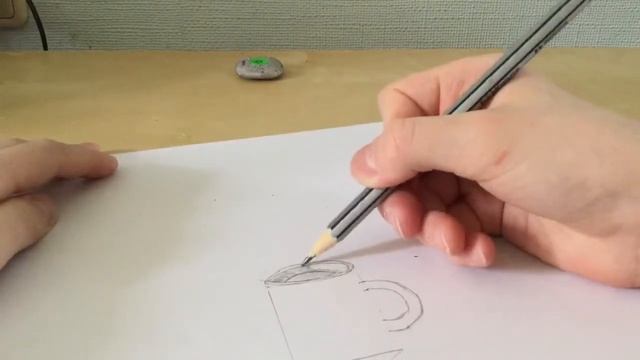 рисуем чашку карандашом смотреть онлайн