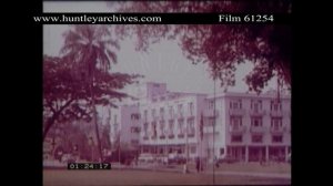 Kuching, Sarawak, Borneo, Malaysia in the 1960's.  Archive film 61254