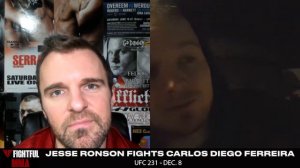 EXCLUSIVE: UFC 231's Jesse Ronson talks short-notice fight against Carlos Diego Ferreira on Dec. 8