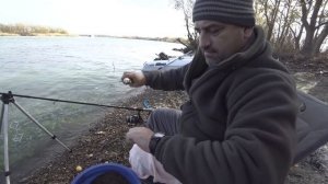 Ловля на фидер в ноябре. Крупная плотва!