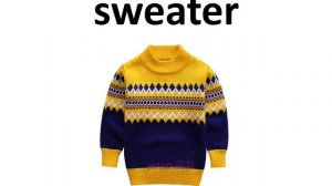 Clothes. Talking flashcards.