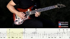 METALLICA || THE STRUGGLE WITHIN SOLO with GUITAR PRO7 TABS and BACKING TRACKS | ALVIN DE LEON 2020