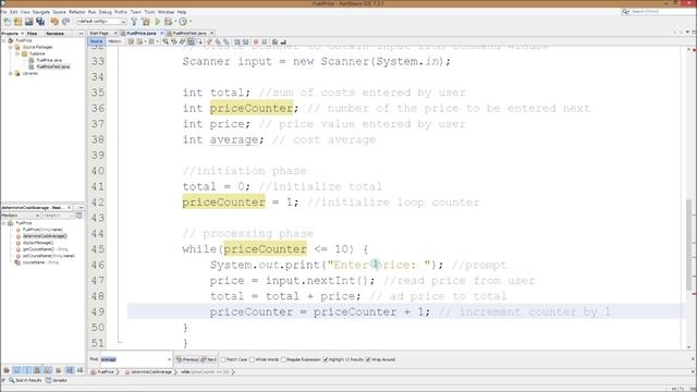 Learning Along 2 - Java Counter Controlled Repetition