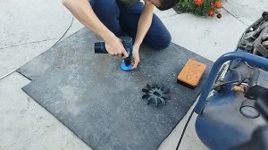 Ремонт крыльчатки электродвигателя компрессора