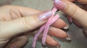 Как связать зайку крючком из плюшевой пряжи. Обучающий мастер класс для начинающих.Часть №2