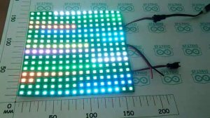 Матрица 16х16 SW2812 работа с SP104