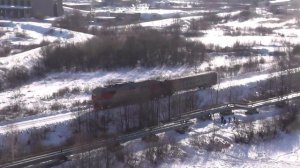 Тепловоз ТЭП70БС с пригородным поездом Ижевск - Воткинск