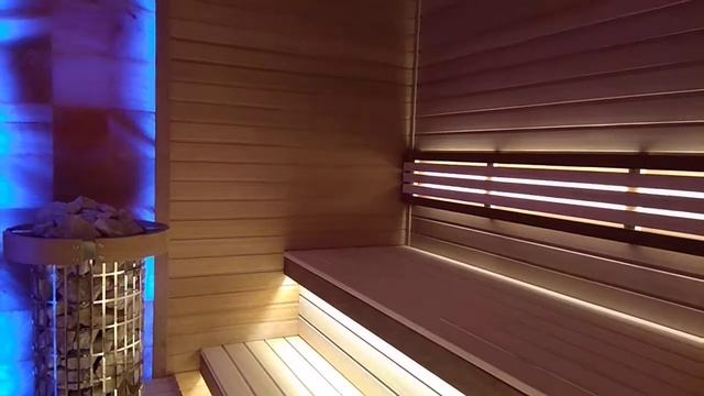 Подсветка Гималайской соли в сауне смотреть онлайн