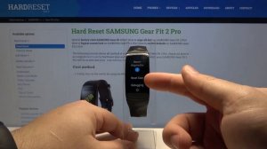 How to Factory Reset  SAMSUNG Gear Fit 2 Pro – Erase All Content & Customized Settings
