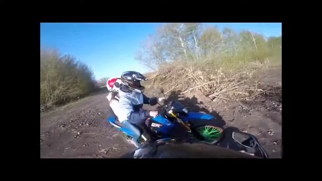Покатушки#6 на IRBIS TTR250 и на  LEADER смотреть онлайн