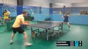 Настольный теннис. Турнир TTL-Савел . Варченко С.(685) - Кожемякин М.(610)