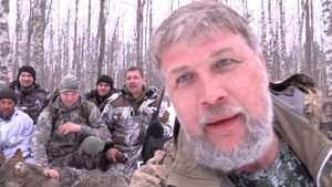 Охота на волков с флажками (видеоряд)