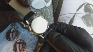 Часы зим механические,интересный циферблат.