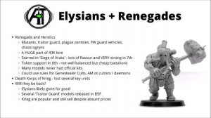 RIP Elysians + Renegades and Heretics - Discontinued Forge World Models from Chapter Approved 2020