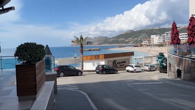 Dobra Voda Montenegro. Veliki Pijesak . Черногория, Добра Вода, пляж Велики Песак смотреть онлайн
