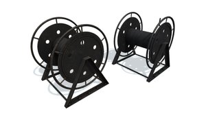 3D модель. Швартовная вьюшка чёрная. Hawser reel G.