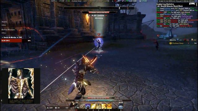 ESO PvP: (QAM) Magicka Templar 1vX[Morrowind] смотреть онлайн