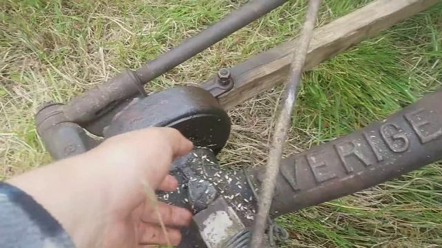 Конная косилка под трактор. смотреть онлайн