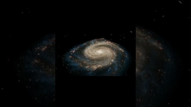 Виртуальный полёт над галактикой "Водоворот" смотреть онлайн