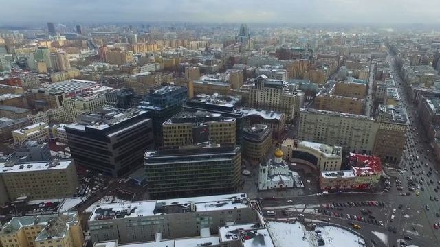 Аэрофотосьемка, Москва, Бизнес Центр на Белорусской