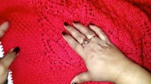 Детский плед Тюльпаны в корзиночке спицами