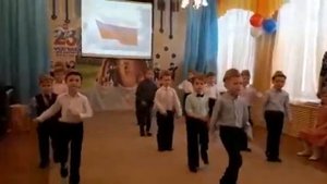Военный танец мальчиков старшая группа