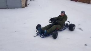 Карт на раме АКУ 83 с двигателем Минск 125
