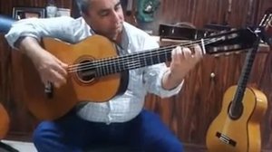 Manuel Adalid Flamenco Negra Guitar