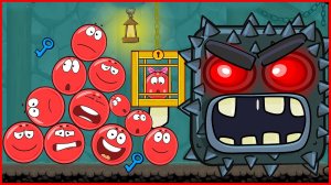 Прохождение игры красный шарик, Локация мрачная фабрика