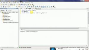 SQL SERVER:DATABASE CREATE AND TABLE CREATE IN SQL SERVER.2005