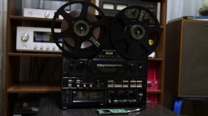 TEAC X-2000M Простой тест, полностью исправного магнитофона