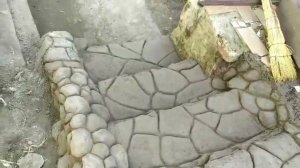 Ремонт дорожки .ступеньки на даче мастер зритель моего канала.