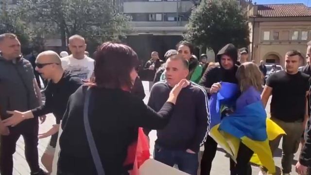 Украинские беженцы угрожали участникам митинга в Испании против НАТО