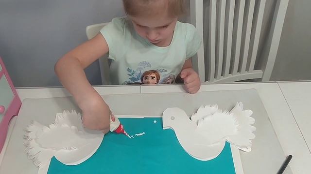 Поделка к 9 мая детям в садик к 75 летию со Дня Победы. Фронтовое письмо. Белый голубь символ мира смотреть онлайн