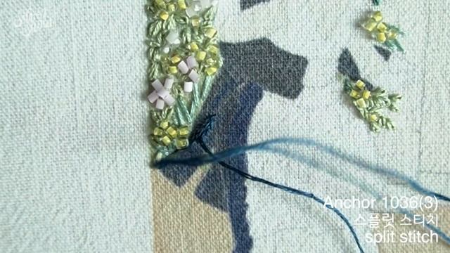 SUB CC] 파리 감성 가득한 '르누아르 프랑스 자수', 명화자수 Auguste Renoir, Hand Embroidery