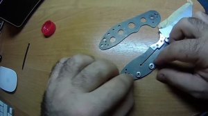 Spyderco Domino CTS-XHP - чистка, улучшение флипа и правка