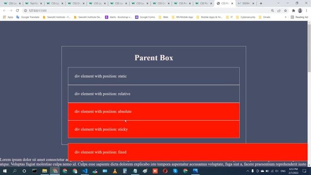 10 - CSS3 Class 4 | CSS Display | Max-width | Position | Z-Index | Muhammad Umair Ahmad