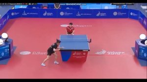 Красивые розыгрыши в настольном теннисе от Ni Xia Lian